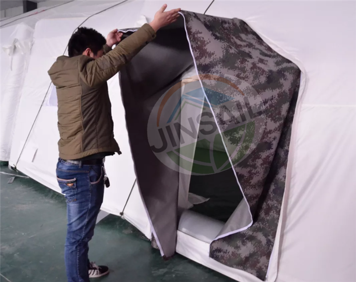 Low-Pressure Inflatable Reception Tent