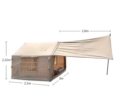 600D Oxford Cloth Plateable Tent, как красивая, так и долговечная